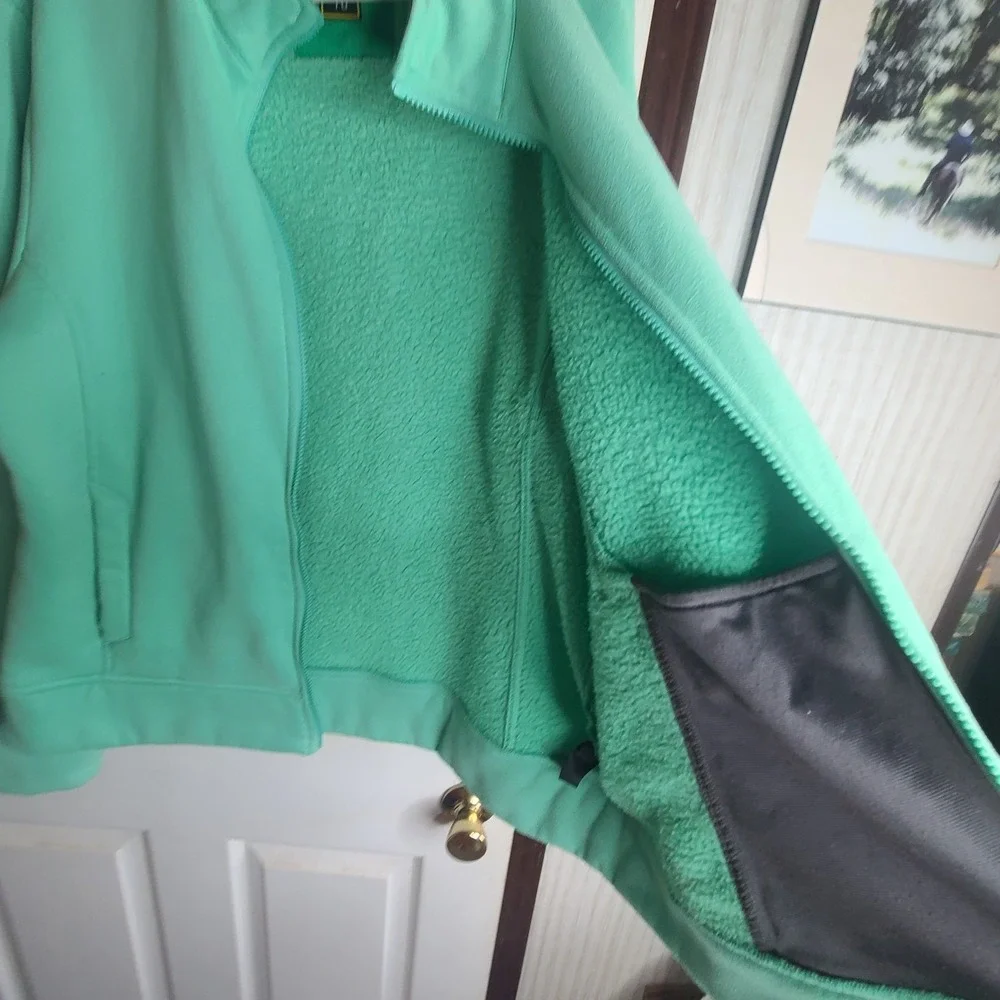 Under Armour UA Storm Full Zip Fleece Jacket XL Green Water Repellent